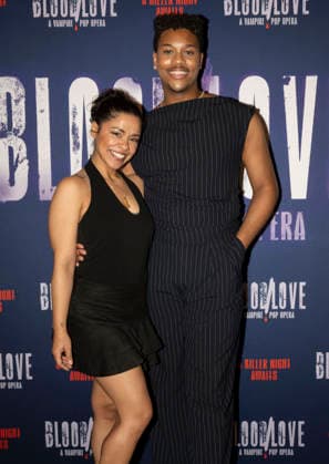 January 21, 2026, New York, Ny, United States: Brooke Simpson and Zephaniah Divine Wages attend BloodLove A Vampire Pop Opera Off-Broadway First Look Performance and Press Day. Held at New 42 Studios in New York. Zuma Press January 21, 2026. New York United States - ZUMAp281 20260121_zea_p281_064 Copyright: xPhotoxImagexPressx