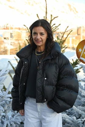 Alpe d Huez 29th Comedy Film Festival - Deviens Genial Photocall Marie-Julie Baup posing for the photocall of Deviens genial during the 29th Comedy Film Festival in L Alpe d’Huez, France, on January 21, 2026. Photo by Mireille Ampilhac ABACAPRESS.COM L Alpe du huez France  Copyright: xAmpilhacxMireille ABACAx