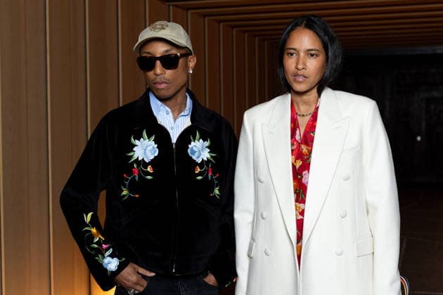 Semi Exclusive Pharell Williams and his wife Helen Lasichanh arriving at Kenzos dinner party on the sidelines of Mens Fashion Week Autumn Winter 2026 2027 in Paris on 21 January 2026 Tiphaine Praud Lebely Bestimage Celebs at Kenzos dinner party on the sidelines of Mens Fashion Week Autumn Winter 2026 2027 in Paris on 21 January 2026 Paris France  Copyright: xTiphainexPraud-Lebelyx xBestimagexTiphainexPraud-Lebelyx xBestimagex
