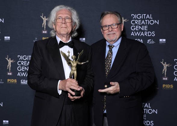 Exclusif Richard Edlund Genie dhonneur et Kevin Pike Soirée des Digital Creation Genie Awards 2026 au casino dEnghien les Bains le 21 janvier 2026 Denis Guignebourg Bestimage No Web Belgique et Suisse Exclusive Digital Creation Genie Awards 2026 evening at the Enghien les Bains casino on January 21, 2026 Paris France  Copyright: xDenisxGuignebourgx xBestimagexDenisxGuignebourgx xBestimagex