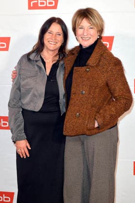 Catherine Stoyan mit Schwester Corinna Harfouch bei der Premiere des ARD Fernsehfilms Tatort - Gefahrengebiet im Delphi Filmpalast. Berlin, 21.01.2026