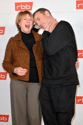 Corinna Harfouch und Mark Waschke bei der Premiere des ARD Fernsehfilms Tatort - Gefahrengebiet im Delphi Filmpalast. Berlin, 21.01.2026