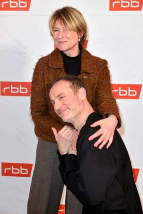 Corinna Harfouch und Mark Waschke bei der Premiere des ARD Fernsehfilms Tatort - Gefahrengebiet im Delphi Filmpalast. Berlin, 21.01.2026