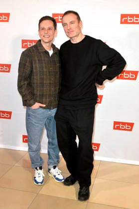 Nils Kahnwald und Mark Waschke bei der Premiere des ARD Fernsehfilms Tatort - Gefahrengebiet im Delphi Filmpalast. Berlin, 21.01.2026