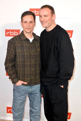 Nils Kahnwald und Mark Waschke bei der Premiere des ARD Fernsehfilms Tatort - Gefahrengebiet im Delphi Filmpalast. Berlin, 21.01.2026