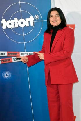 Jasmin Tabatabai bei der Premiere des ARD Fernsehfilms Tatort - Gefahrengebiet im Delphi Filmpalast. Berlin, 21.01.2026