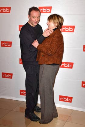 Mark Waschke und Corinna Harfouch bei der Premiere von Tatort: Gefahrengebiet im Delphi -Filmpalast in Berlin am 21.01.2026