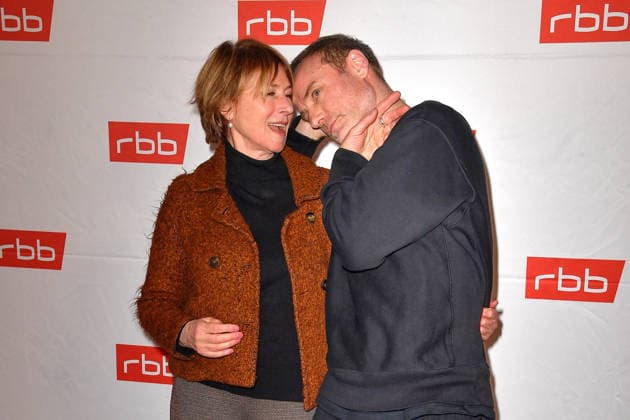 Mark Waschke und Corinna Harfouch bei der Premiere von Tatort: Gefahrengebiet im Delphi -Filmpalast in Berlin am 21.01.2026