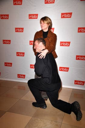 Mark Waschke und Corinna Harfouch bei der Premiere von Tatort: Gefahrengebiet im Delphi -Filmpalast in Berlin am 21.01.2026
