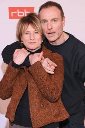 21.01.2026, Corinna Harfouch und Mark Waschke zur Premiere Tatort: Gefahrengebiet, ARD, Kriminalfilm, im Delphi Filmpalast, Berlin, Berlin Deutschland, Germany