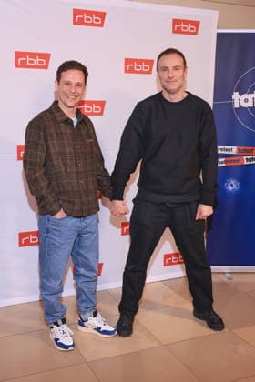 21.01.2026, Nils Kahnwald und Mark Waschke zur Premiere Tatort: Gefahrengebiet, ARD, Kriminalfilm, im Delphi Filmpalast, Berlin, Berlin Deutschland, Germany
