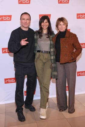 21.01.2026, Mark Waschke, Mira Thiel und Corinna Harfouch zur Premiere Tatort: Gefahrengebiet, ARD, Kriminalfilm, im Delphi Filmpalast, Berlin, Berlin Deutschland, Germany