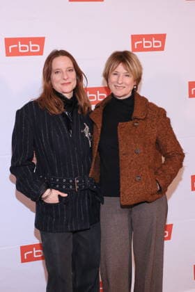 21.01.2026, Anne Ratte-Polle und Corinna Harfouch zur Premiere Tatort: Gefahrengebiet, ARD, Kriminalfilm, im Delphi Filmpalast, Berlin, Berlin Deutschland, Germany