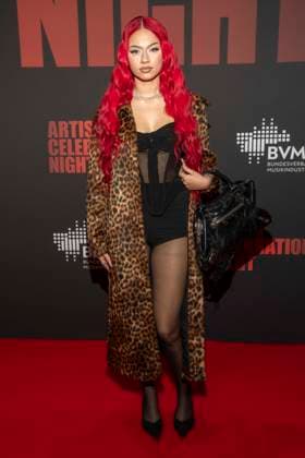 abb: Badmomzjay zu Gast auf dem roten Teppich bei der Artist Celebration Night im Station Berlin am 21.01.2026 in Berlin Berlin Deutschland