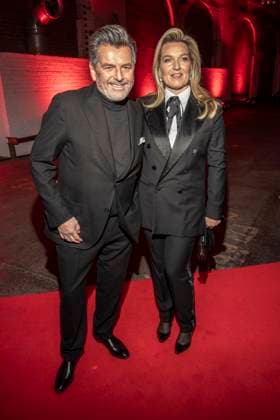 abb: Thomas Anders mit Ehefrau Claudia Hess zu Gast auf dem roten Teppich bei der Artist Celebration Night im Station Berlin am 21.01.2026 in Berlin Berlin Deutschland