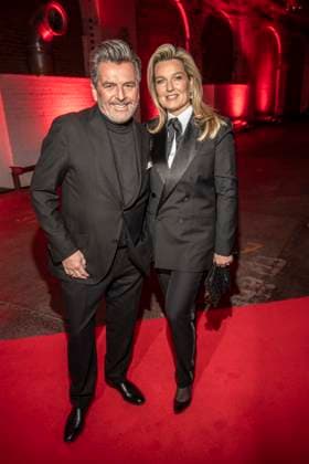 abb: Thomas Anders mit Ehefrau Claudia Hess zu Gast auf dem roten Teppich bei der Artist Celebration Night im Station Berlin am 21.01.2026 in Berlin Berlin Deutschland