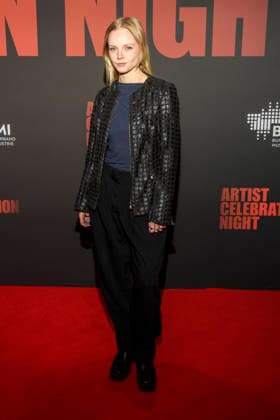 abb: Paula Hartmann zu Gast auf dem roten Teppich bei der Artist Celebration Night im Station Berlin am 21.01.2026 in Berlin Berlin Deutschland