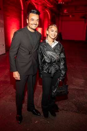abb: Giovanni Zarrella und Zah1de (Zahide Kayaci) zu Gast auf dem roten Teppich bei der Artist Celebration Night im Station Berlin am 21.01.2026 in Berlin Berlin Deutschland