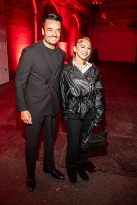 abb: Giovanni Zarrella und Zah1de (Zahide Kayaci) zu Gast auf dem roten Teppich bei der Artist Celebration Night im Station Berlin am 21.01.2026 in Berlin Berlin Deutschland