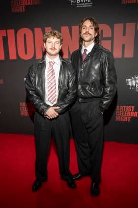 abb: Gustav (01099) und Zachi (01099) zu Gast auf dem roten Teppich bei der Artist Celebration Night im Station Berlin am 21.01.2026 in Berlin Berlin Deutschland