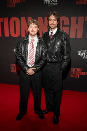 abb: Gustav (01099) und Zachi (01099) zu Gast auf dem roten Teppich bei der Artist Celebration Night im Station Berlin am 21.01.2026 in Berlin Berlin Deutschland
