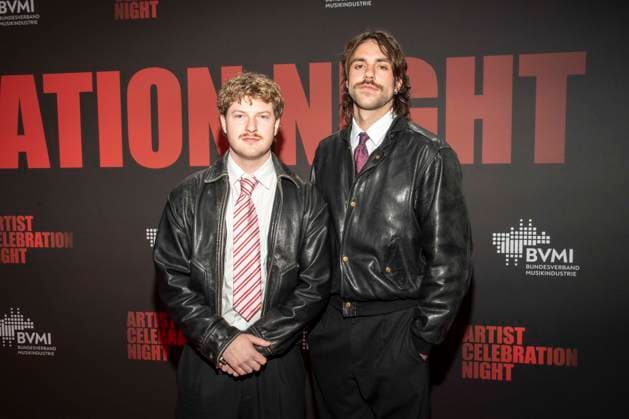 abb: Gustav (01099) und Zachi (01099) zu Gast auf dem roten Teppich bei der Artist Celebration Night im Station Berlin am 21.01.2026 in Berlin Berlin Deutschland