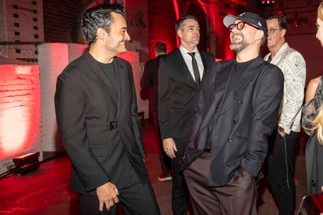 abb: Mark Forster und Giovanni Zarrella zu Gast auf dem roten Teppich bei der Artist Celebration Night im Station Berlin am 21.01.2026 in Berlin Berlin Deutschland