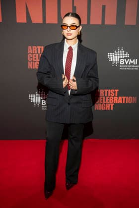 abb: Dela zu Gast auf dem roten Teppich bei der Artist Celebration Night im Station Berlin am 21.01.2026 in Berlin Berlin Deutschland