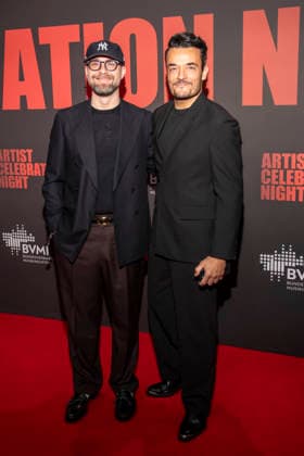 abb: Mark Forster und Giovanni Zarrella zu Gast auf dem roten Teppich bei der Artist Celebration Night im Station Berlin am 21.01.2026 in Berlin Berlin Deutschland