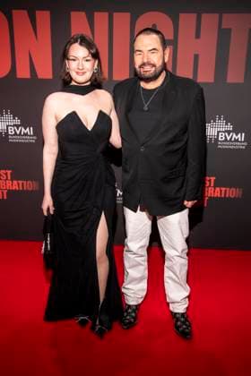 abb: Lili Gold und Marian Gold (Alphaville) zu Gast auf dem roten Teppich bei der Artist Celebration Night im Station Berlin am 21.01.2026 in Berlin Berlin Deutschland