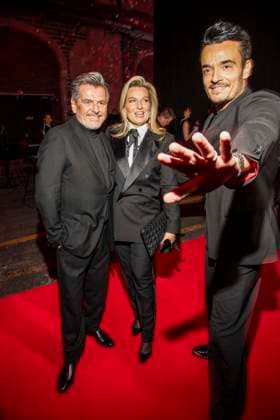 abb: Thomas Anders, Claudia Hess und Giovanni Zarrella zu Gast auf dem roten Teppich bei der Artist Celebration Night im Station Berlin am 21.01.2026 in Berlin Berlin Deutschland
