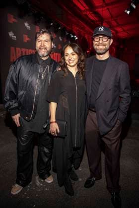 abb: Rea Garvey, Josephine Garvey und Mark Forster zu Gast bei der Artist Celebration Night im Station Berlin am 21.01.2026 in Berlin Berlin Deutschland