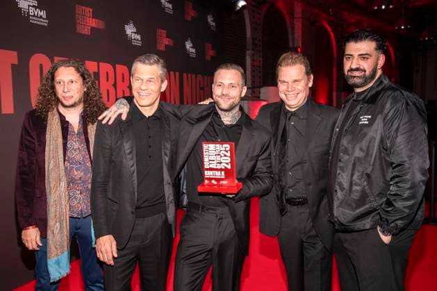 abb: Frank Briegmann Kontra K (Maximilian Diehn) , Preistraeger Domestic Album of the Year zu Gast bei der Artist Celebration Night im Station Berlin am 21.01.2026 in Berlin Berlin Deutschland