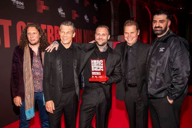 abb: Frank Briegmann Kontra K (Maximilian Diehn) , Preistraeger Domestic Album of the Year zu Gast bei der Artist Celebration Night im Station Berlin am 21.01.2026 in Berlin Berlin Deutschland