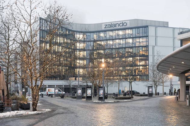Berlin,15.01.2026,Hauptsitz von Zalando *** Berlin,15 01 2026,Zalando headquarters