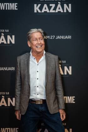 AMSTERDAM Hans KazÃ n on the red carpet for the premiere of the documentary about Hans KazÃ n. The documentary tells the life story of the magician and presenter. DINGENA MOL ANP netherlands out - belgium out  Copyright: xx x548230096x originalFilename: 548230096.jpg