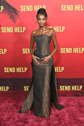 Edyll Ismail bei der Weltpremiere des Kinofilms Send Help im TCL Chinese Theatre. Los Angeles, 21.01.2026