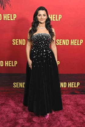 Zainab Azizi bei der Weltpremiere des Kinofilms Send Help im TCL Chinese Theatre. Los Angeles, 21.01.2026