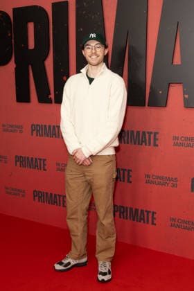 Primate UK Gala Screening Cast and Guests attend the Primate Movie UK Gala Screening Featuring: Adam McGrath Where: London, United Kingdom When: 21 Jan 2026 Credit: Phil Lewis WENN London United Kingdom Copyright: xPhilxLewis WENNx wenn40896513 PLAAx wenn40896513