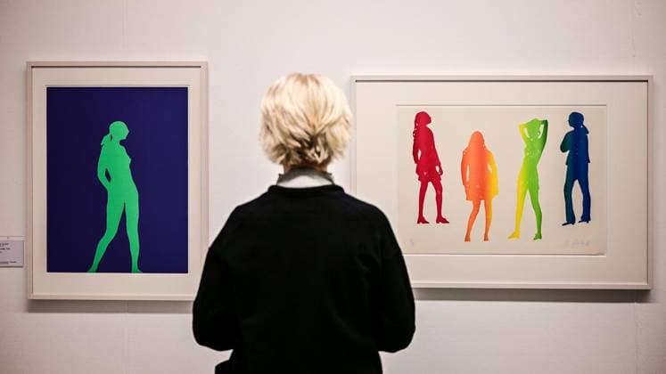 German Pop Art ** NUR FÜR REDAKTIONELLE ZWECKE ** EDITORIAL USE ONLY **<p>German Pop Art Austellung im Museum Ludwig Galerie im Schloß Oberhausen, am Donnerstag den 22. Januar 2026 in Oberhausen. Oberhausen Copyright: LarsxFröhlich