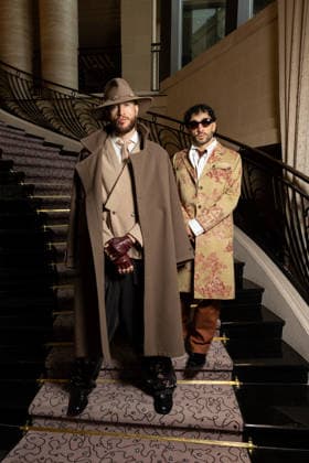 Guillaume Héritier, Sofiane Pamart au défilé Drôle de Monsieur Collection Prêt à Porter Mode Masculine Automne Hiver 2026 2027 lors de la Fashion Week de Paris PFW , le 22 janvier 2026 Jeremy Melloul Bestimage Photocall Drole de Monsieur Fashion Show Menswear Collection Fall Winter 2026 2027 during Paris Fashion Week on January 22, 2026 Paris France  Copyright: xJeremyxMelloulx xBestimagexJeremyxMelloulx xBestimagex