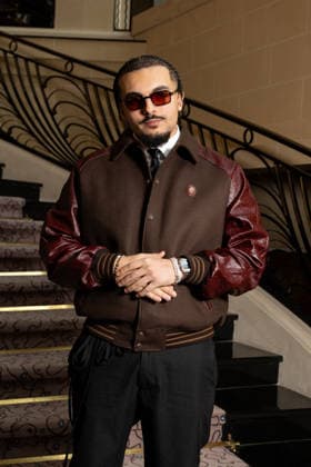 RK au défilé Drôle de Monsieur Collection Prêt à Porter Mode Masculine Automne Hiver 2026 2027 lors de la Fashion Week de Paris PFW , le 22 janvier 2026 Jeremy Melloul Bestimage Photocall Drole de Monsieur Fashion Show Menswear Collection Fall Winter 2026 2027 during Paris Fashion Week on January 22, 2026 Paris France  Copyright: xJeremyxMelloulx xBestimagexJeremyxMelloulx xBestimagex