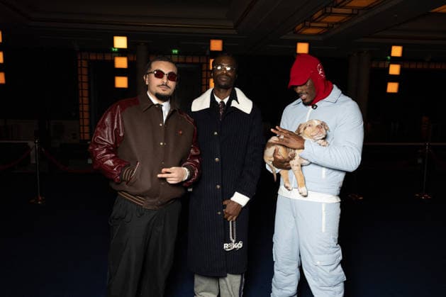 RK, RSKO, Bakary Samaké au défilé Drôle de Monsieur Collection Prêt à Porter Mode Masculine Automne Hiver 2026 2027 lors de la Fashion Week de Paris PFW , le 22 janvier 2026 Jeremy Melloul Bestimage Photocall Drole de Monsieur Fashion Show Menswear Collection Fall Winter 2026 2027 during Paris Fashion Week on January 22, 2026 Paris France  Copyright: xJeremyxMelloulx xBestimagexJeremyxMelloulx xBestimagex