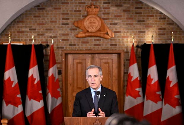 January 22, 2026, Quebec, Pq, Canada: Prime Minister Mark Carney speaks at the beginning of a Cabinet Planning Forum at the Citadelle in Quebec City, Thursday, Jan. 22, 2026. Quebec Canada  - ZUMAc35_ 20260122_zaf_c35_016 Copyright: xJacquesxBoissinotx