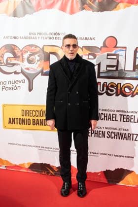 Godspell Madrid Premiere Antonio Banderas attends Godspell Premiere at Pavon Theatre on January 22, 2026 in Madrid, Spain Photo by IMAGO MPG Madrid Pavon Theatre Madrid Spain  Copyright: xMPGx