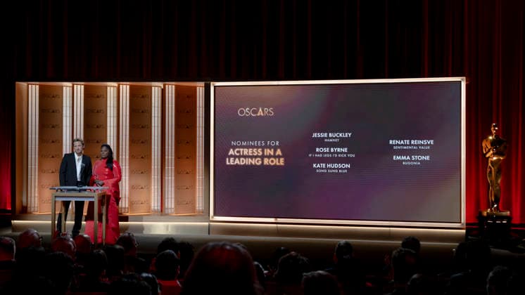 January 22, 2026, Los Angeles, California, USA: LEWIS PULLMAN and DANIELLE BROOKS announce the nominees for Actress in a Leading Role during the 98th Oscars Nominations Announcement. Los Angeles USA - ZUMAb173 20260122_aap_b173_047 Copyright: xBillyxBennightx