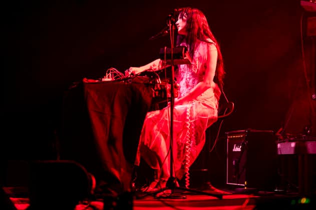 Konzert von Hinako Omori in Berlin Konzert von Hinako Omori am 22.01.2026 im ausverkauften Huxleys Neue Welt in Berlin. Sie spielte im Vorprogramm von Anna von Hausswolff., Berlin Berlin Deutschland Neukölln