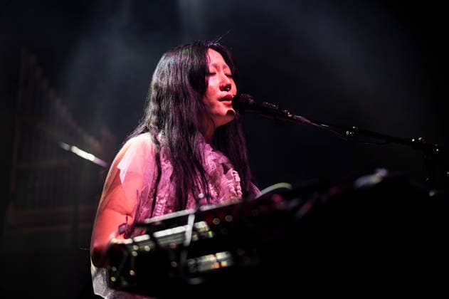 Konzert von Hinako Omori in Berlin Konzert von Hinako Omori am 22.01.2026 im ausverkauften Huxleys Neue Welt in Berlin. Sie spielte im Vorprogramm von Anna von Hausswolff., Berlin Berlin Deutschland Neukölln
