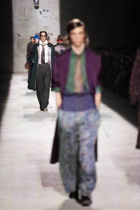 Dries Van Noten - Runway - Paris Fashion Week - Menswear Fall Winter 2026-2027 Models present creations by Dries Van Noten for the Menswear Ready-to-wear Fall-Winter 2026 2027 collection as part of the Men Paris Fashion Week in Paris on January 22, 2026. Photo by Alexis Jumeau ABACAPRESS.COM Paris France  Copyright: xJumeauxAlexis ABACAx