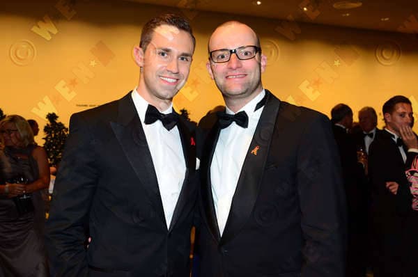 Opern Gala Daniel Funke and Jens Spahn at 20. Jubilaeums-Operngala fuer die Deutsche Aids-Stiftung at Deutsche Oper (Aids-Gala)., Berlin, Germany WENN.com 11240621.jpg